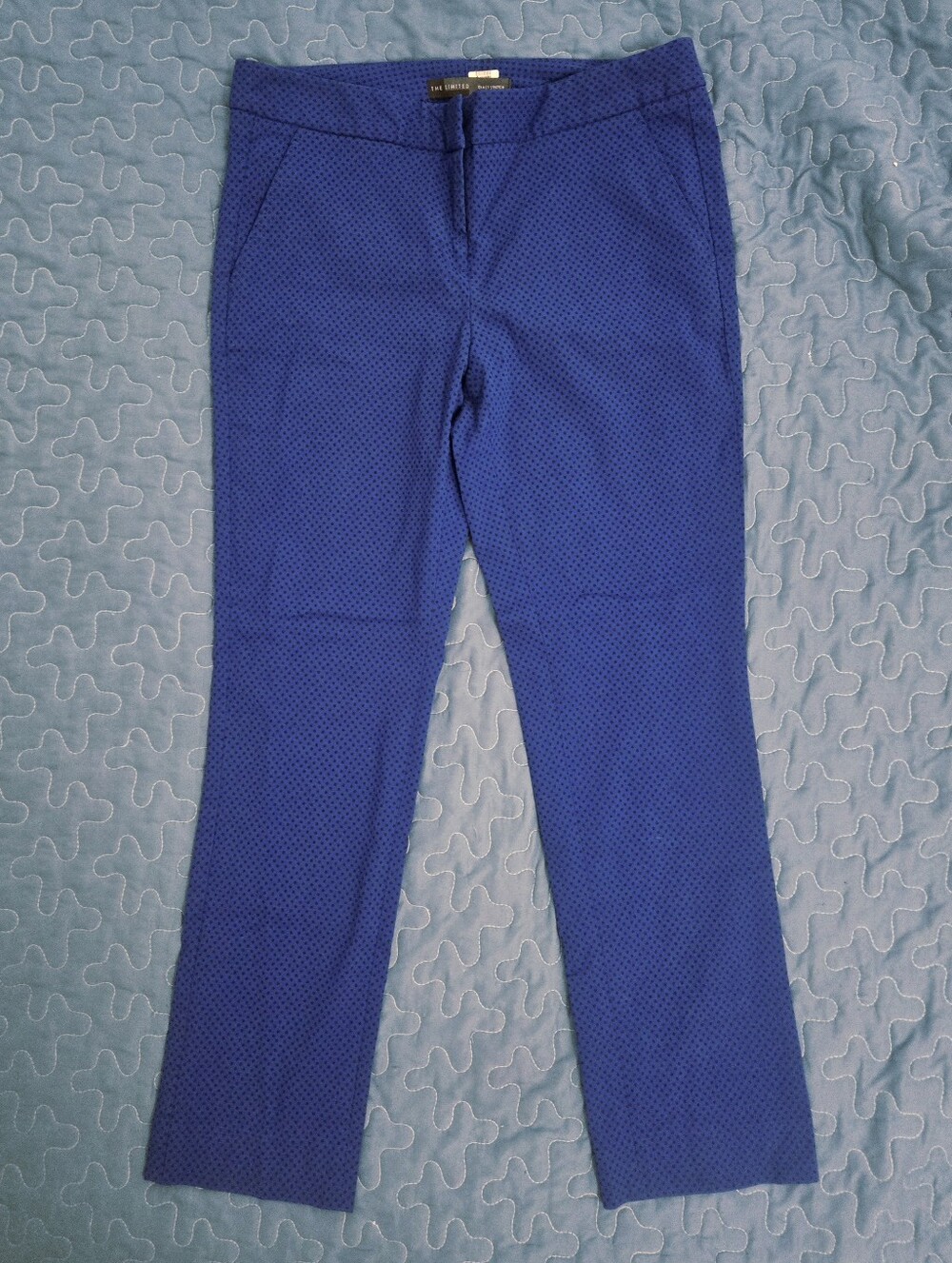The Limited Blue Stretch Trousers Size 6R
